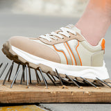 Steel Toe Shoes for Women Non Slip Composite Work Indestructible Comfortable Safety Tennis Lightweight Breathable Construction Sneakers Puncture Proof