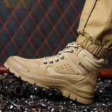 Steel Toe Boots for Men Women Comfortable Lightweight Work Slip Resistant High Top Safety Shoes Puncture Proof Indestructible Construction