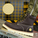 Work Boots for Men Steel Toe Safety Shoes Puncture Resistant Lightweight Industrial Construction