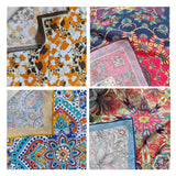 12 PCS Bandanas for Women Men, Paisley Pattern Bandana Handkerchiefs Outdoor Multi-Purpose Cowboy Face Mask