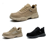 Steel Toe Shoes for Men and Women Comfortable Lightweight Puncture Resistant Safety Footwear Work Sneakers for Construction Warehouse Jobs