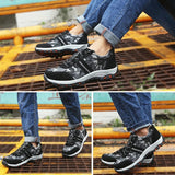 Steel Toe Shoes for Men Safety Work Lightweight Sneakers Puncture Proof Non Slip Construction Shoe