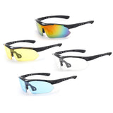 Sports Sunglasses for Men Women Youth with 5 Interchangeable Lenses Baseball Fishing Cycling Running Golf Motorcycle Tac Glasses