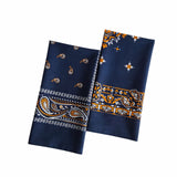 12pcs Bandana for Women Men 100% Cotton Fashion Paisley Multifunctional Outdoor Square Handkerchief