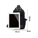 Sling Backpack Crossbody Sling Bag for Men, Chest Bag Daypack Fanny Pack Cross Body Bag for Outdoors Hiking Traveling