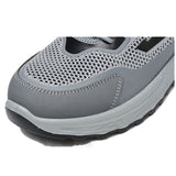 Steel Toe Sneakers for Men Women Lightweight Safety Shoes Comfortable Puncture Proof Slip On Indestructible Work