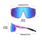 Polarized Sports Sunglasses for Men Women for Golf Motorcycle Running Fishing Baseball Driving