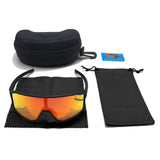 Polarized Sports Sunglasses for Men Women, UV400 Protection Sun Glasses for Cycling Running