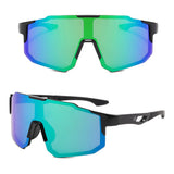 Polarized Sports Sunglasses for Men Women, UV Protection Half Frame Comfortable for Running Cycling Driving