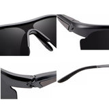 Sports Polarized Sunglasses for Men Women Aluminum-Magnesium Frame for Running Baseball Driving Fishing Cycling UV400 Protection