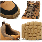 Steel Toe Shoes for Men Women, Slip Resistant Safety Work Boots Puncture Proof Comfortable Indestructible Sneakers with Specialized Work Insole for Industry Construction Warehouse