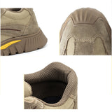 Steel Toe Shoes for Women Lightweight Safety Sneakers Air Cushion Comfortable Slip Resistant Indestructible Men Puncture Proof Work Shoe