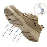 Steel Toe Shoes for Men and Women Comfortable Lightweight Puncture Resistant Safety Footwear Work Sneakers for Construction Warehouse Jobs