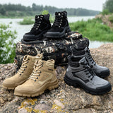 Steel Toe Boots for Men Women Comfortable Lightweight Work Slip Resistant High Top Safety Shoes Puncture Proof Indestructible Construction