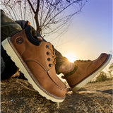 Steel Toe Shoes for Men Comfortable Lightweight Work Composite Safety Sneakers Men's Slip Resistant Indestructible Construction