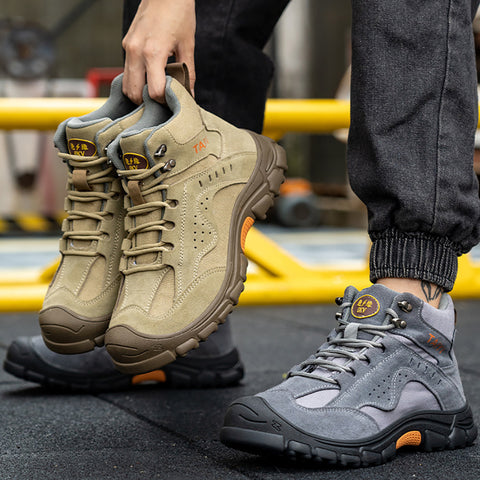 Steel Toe Shoes Lightweight Work Boots Men Women Comfortable Industrial Breathable Safety Construction Sneakers Indestructible