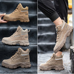 Steel Toe Boots for Men Women Comfortable Lightweight Work Slip Resistant Safety Shoes Puncture Proof Indestructible Construction Sneakers