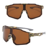 Polarized Sports Sunglasses for Men Women, UV Protection Half Frame Comfortable for Running Cycling Driving