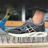 Steel Toe Shoes for Men Women Work Shoes Safety Sneakers Shoes Comfortable Lightweight Puncture Proof Slip on Indestructible