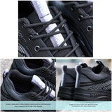 Steel Toe Shoes for Men Work Lightweight Safety Sneakers with Kevlar Puncture Resistant Midsole for Construction Warehouse