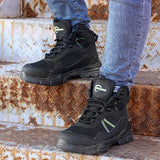 Steel Toe Boots for Women Comfortable Waterproof Construction Work Boots for Women Slip Resistant Lightweight Safety Shoes