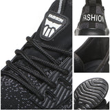 Steel Toe Shoes for Men Work Women Lightweight Air Cushion Sneakers Slip Resistant Safety Indestructible