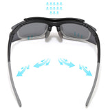 Polarized Sports Sunglasses for Men Women Youth Baseball Cycling Running Softball Biking Glasses