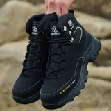 Waterproof Steel Toe Boots for Men Comfortable Mens Safety Work  Indestructible Shoes Lightweight Non Slip Puncture Resistant Industrial Construction Boot