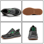 Steel Toe Shoes for Men Indestructible Work Safety Lightweight Sneakers Women Puncture Proof Non Slip Composite