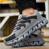 Steel Toe Shoes for Men Women Lightweight Breathable Safety Sneakers Comfortable Non Slip Work Tennis Indestructible Construction
