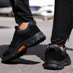 Steel Toe Sneakers for Men Women Comfortable Lightweight Composite Work Shoes Cushion Indestructible Construction