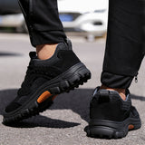 Steel Toe Sneakers for Men Women Comfortable Lightweight Composite Work Shoes Cushion Indestructible Construction