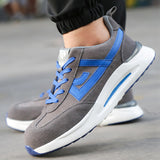 Steel Toe Shoes for Men Women Work Shoes Safety Sneakers Shoes Comfortable Lightweight Puncture Proof Slip on Indestructible