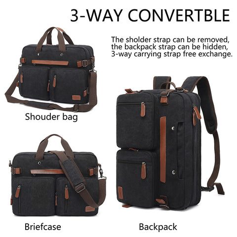 3 in 1 Laptop Backpack Multi-Functional Business Briefcase Crossbody S – Design Life Bar 3 in 1 Laptop Backpack Multi-Functional Business Briefcase Crossbody S – Design Life Bar
