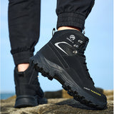 Waterproof Steel Toe Boots for Men Comfortable Mens Safety Work  Indestructible Shoes Lightweight Non Slip Puncture Resistant Industrial Construction Boot