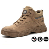 Steel Toe Boots for Men Women Comfortable Lightweight Work Slip Resistant Safety Shoes Puncture Proof Indestructible Construction Sneakers