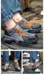 Steel Toe Safety Shoes for Men Women Work Sneakers Breathable Lightweight Industrial & Construction