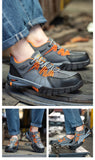 Steel Toe Safety Shoes for Men Women Work Sneakers Breathable Lightweight Industrial & Construction