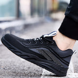 Steel Toe Shoes for Men Work Lightweight Safety Sneakers with Kevlar Puncture Resistant Midsole for Construction Warehouse
