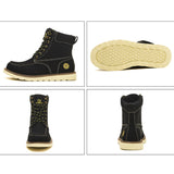 Work Boots for Men Steel Toe Safety Shoes Puncture Resistant Lightweight Industrial Construction