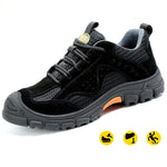 Steel Toe Sneakers for Men Women Comfortable Lightweight Composite Work Shoes Cushion Indestructible Construction