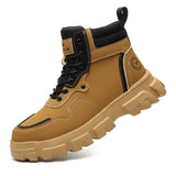 Steel Toe Shoes for Men Women, Slip Resistant Safety Work Boots Puncture Proof Comfortable Indestructible Sneakers with Specialized Work Insole for Industry Construction Warehouse