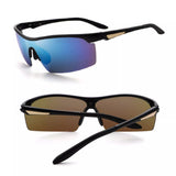 Sports Polarized Sunglasses for Men Women Aluminum-Magnesium Frame for Running Baseball Driving Fishing Cycling UV400 Protection