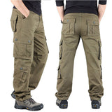 Men's Tactical Cargo Pants Water Resistant Lightweight Hiking Pants Outdoor Work Pants with 8 Pockets