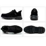 Steel Toe Shoes for Men and Women Comfortable Lightweight Puncture Resistant Safety Footwear Work Sneakers for Construction Warehouse Jobs