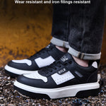 Steel Toe Shoes for Men Women Comfortable Lightweight Safety Non Slip Work Puncture Proof Composite Sneakers for Construction