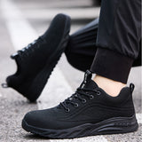 Steel Toe Shoes for Men Work Lightweight Safety Sneakers with Kevlar Puncture Resistant Midsole for Construction Warehouse