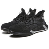 Steel Toe Shoes for Men Work Women Lightweight Air Cushion Sneakers Slip Resistant Safety Indestructible