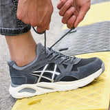 Steel Toe Shoes for Men Women Work Shoes Safety Sneakers Shoes Comfortable Lightweight Puncture Proof Slip on Indestructible