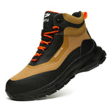 Steel Toe Shoes for Men Women, Slip Resistant Safety Work Boots Puncture Proof Comfortable Indestructible Sneakers with Specialized Work Insole for Industry Construction Warehouse